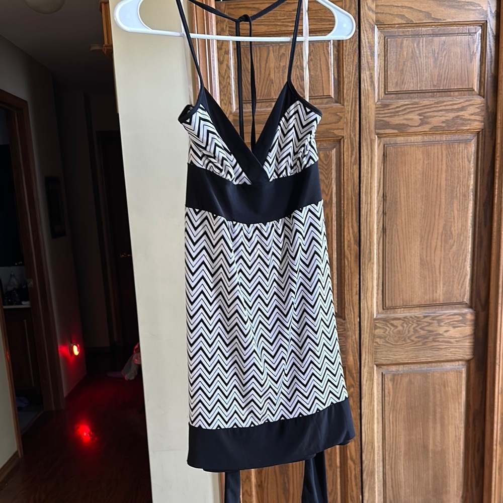 Forever Black and White Dress